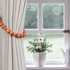 Wood Bead Curtain Tiebacks, KLOGTSIND Set of 4 Curtain Holdbacks - Image 7