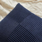 Fancy Homi 2 Packs Navy Blue Lumbar Decorative Throw Pillow Covers 16x32 Inch - Image 4