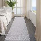 YDKGL Boho 2x8 ft Runners for Hallways Extra Long Woven Washable Kitchen Runner - Image 8