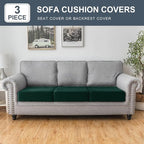 Couch Cover Stretch Velvet Sofa Cushion Cover 3-Piece - Image 3