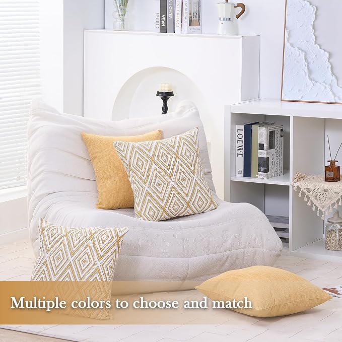 HPUK Decorative Throw Pillow Covers Set of 4 Couch Pillows Accent Cushion Cover - Image 6