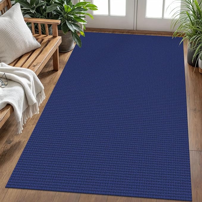 KOZYFLY Washable Area Rug 4x6 ft Non Slip Rubber Backed Living Room Rugs by KOZYFLY