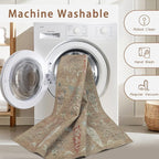 Washable Rugs 8x10 Area Rugs for Living Room, Dining Room-Large Ultra Soft Faux - Image 4