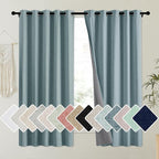 NICETOWN 100% Absolutely Blackout Linen Curtains by NICETOWN