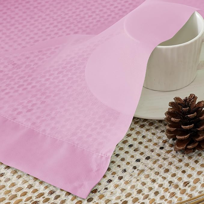 Aiyufeng Pink Sheer Curtain Window Drapes - Image 5