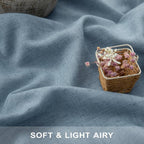 Pitalk Light Blue Wide Curtains - Image 3
