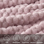 BEDELITE Fleece Twin Blankets for Couch & Bed - Image 3