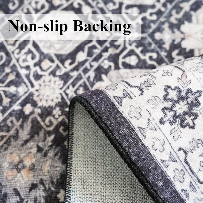 Washable 3x4 Entryway Area Rugs: Ultra Soft Low Pile Carpet - Image 5