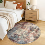 IOHOUZE Round Area Rug 5 Ft Circle Entryway Rugs Round Washable Door Mat Indoor - Image 8