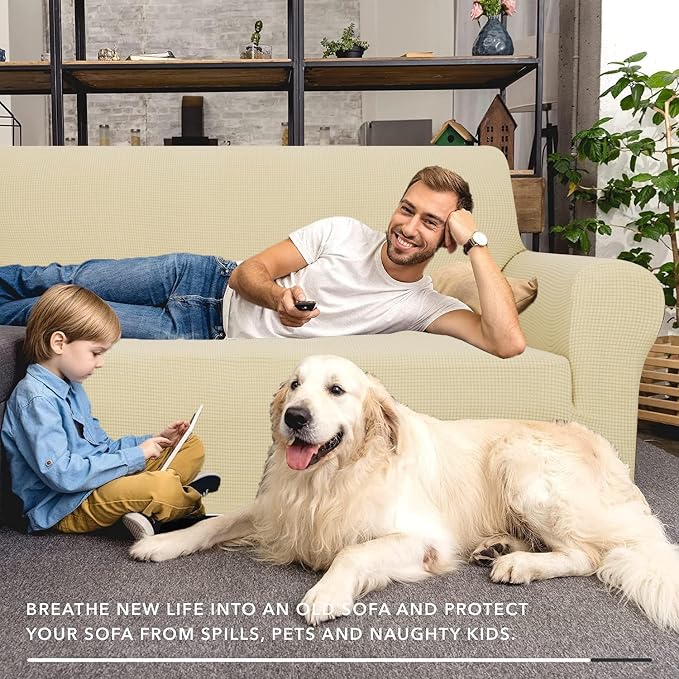 ZNSAYOTX Stretch Oversized Couch Cover Universal Sofa Covers - Image 2