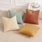MIULEE Boho Farmhouse Throw Pillow Covers 18x18 Inch Set of 4 Summer Modern - Image 2