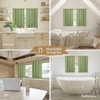 LAMIT Sage Green Linen Curtains - Image 6
