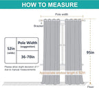 NICETOWN 100% Blackout Blinds, Laundry Room Decor Window Treatment Curtains - Image 7