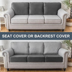 Couch Cover Stretch Velvet Sofa Cushion Cover 2-Piece - Image 4