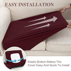 Couch Cushion Chaise Lounge Cover Washable Separate Seat Chaise Couch Cover - Image 5