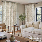 jinchan Linen Floral Curtains 100 Inch Extra Wide - Image 3