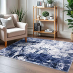 KOZYFLY Modern Abstract 3x5 Area Rug Washable Bedroom Rug Throw Entry Mat - Image 6
