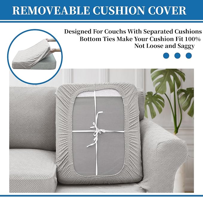 XINEAGE 2026 New 3 Pieces Couch Covers - Image 3