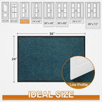 Mibao Front Door Mat, Dirt Trapper Welcome Mat - Image 2