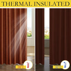 NICETOWN 100% Absolutely Blackout Linen Curtains - Image 3