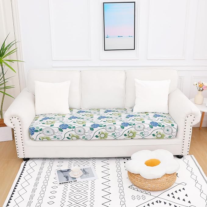 Smiry Printed Couch Cushion Covers, Stretch Soft Couch Covers - Image 5