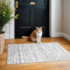 2x4 Washable Entryway Runner Rug: Moroccan Small Area Rug Soft Non Slip Door Mat by Ksrau