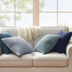 Topfinel Decorative Throw Pillow Covers Aque Teal Blue Gray Series, Summer - Image 2