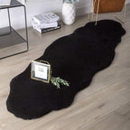 Ashler HOME DECO Ultra Soft Faux Rabbit Fur Chair Couch Cover Area Rug - Image 2