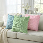 decorUhome Summer Throw Pillow Covers 12x20 Inch Set of 2, Soft Plush Faux Wool - Image 5