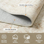 9x12 Area Rugs for Living Room Washable Rug: Anti-Skid Abstract Modern Living - Image 4