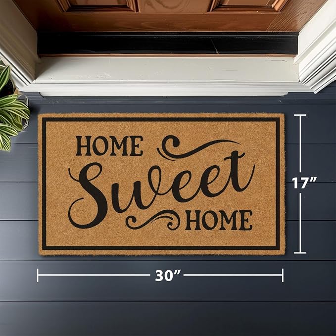 Barnyard Designs Natural Coco Coir Heavy Duty Backing Doormat - Image 3