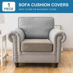 Couch Cover Stretch Velvet Sofa Cushion Cover 1-Piece - Image 3