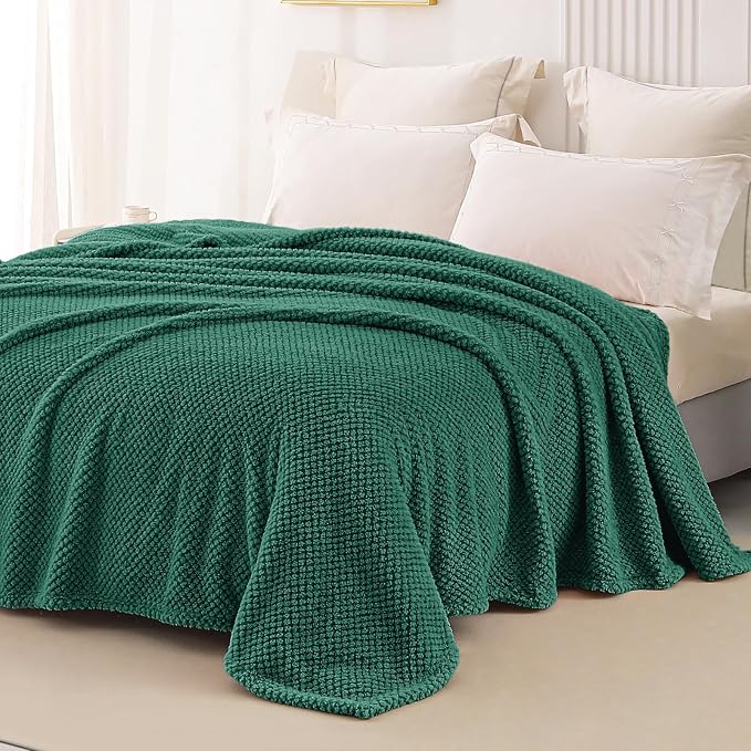 Whale Flotilla Queen Size Fuzzy Fleece Blanket - Image 4