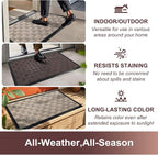 Mibao Front Door Mat, Heavy Duty Durable Welcome Mat - Image 5