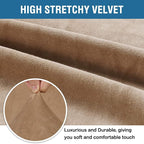 H.VERSAILTEX Stretch Velvet Loveseat Covers - Image 3