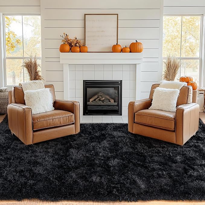 Pionblank Large Rug for Living Room 6x9 Feet, Modern Soft Shag Area Rug - Image 2