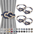 NICEEC 4 Pack Mini Magnetic Curtain Tiebacks Nordic Simple Style Drape Tie by NICEEC