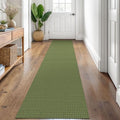 KOZYFLY Runners for Hallways 2x8 ft Washable Kitchen Runner Non Slip Rubber by KOZYFLY