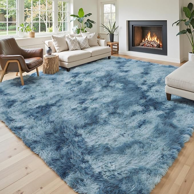 Rugs for Living Room 5x8, Alfombras para Salas Shag Large Plush Soft Area Rug - Image 7