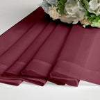 Chyhomenyc Sheer Valances for Windows 2 Pack, 42W x 14L inches Small Window - Image 7