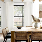 Nanspring Neutral Linen Curtains 102 Inches Long - Image 7