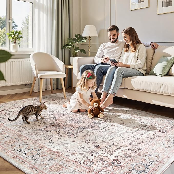 Lofus 8x10 Area Rugs for Living Room, Washable Area Rug, Rugs for Bedroom - Image 9