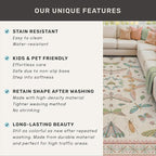 Hazo Haus Floral Pink Rugs for Bedroom Girls 6x9 - Image 7