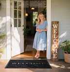 Yimobra Welcome Mat Outdoor Indoor, All-Season Waterproof Front Door Mat - Image 2