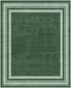 OPPODREAM Border Soft Area Rugs 8x10, Washable Green Rug - Image 9