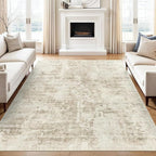 10x14 Area Rugs for Living Room, Non Slip Machine Washable Vintage Carpets - Image 8