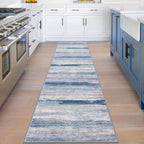 KOZYFLY Modern Abstract Hallway Runner Rug, 2x8 Washable Rug Runner Non-Slip - Image 3