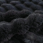 COOVA Faux Fur Throw Blanket for Couch, Cozy Soft and Fuzzy Plush Rabbit Fur - Image 5