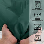 Simplebrand Hunter Green Sheer Curtains 96 Inches Long 2 Panels, Light - Image 6