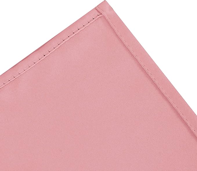 LEMOMO Pink Blackout Curtains 34 x 54 Inch Length/Set of 2 Curtain - Image 8